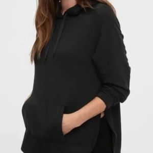 Gap Maternity Open Side Hoodie - Black/Medium